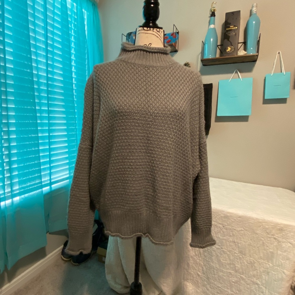 Mock turtleneck sweater